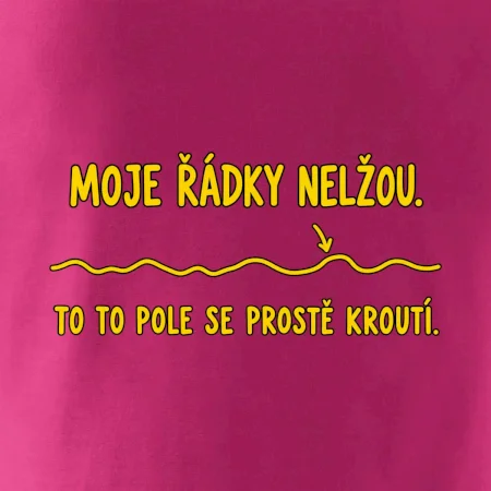 Moje řádky nelžou křivé polní brázdy