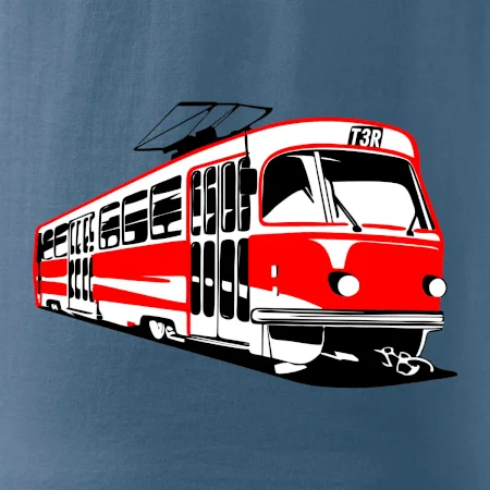 Tramvaj T3R barevná