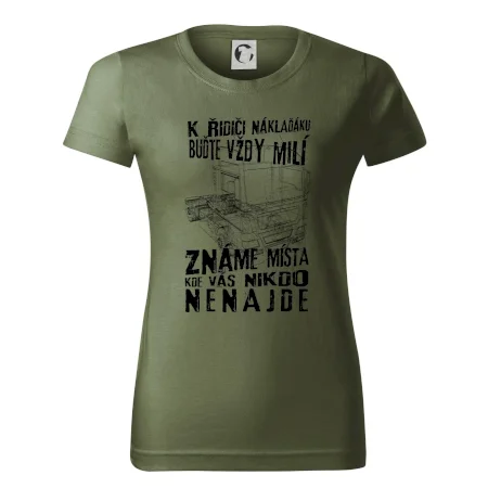 K řidiči náklaďáku buďte vždy milý