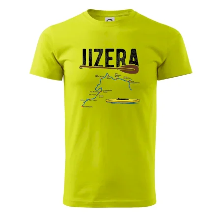 Mapa řeky Jizery