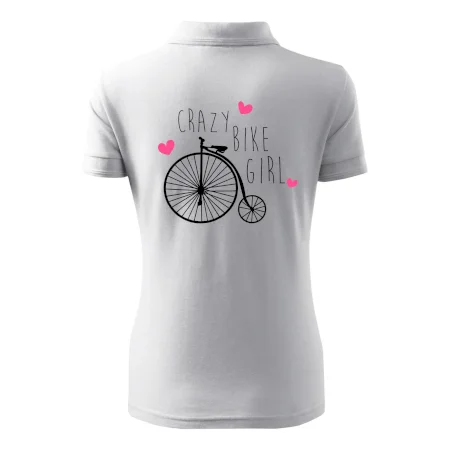 Crazy bike girl