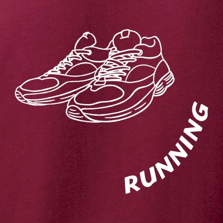 Running nápis šikmo