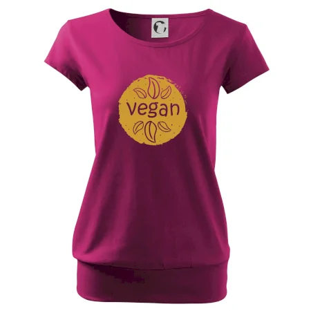 Vegan hnědá kruh
