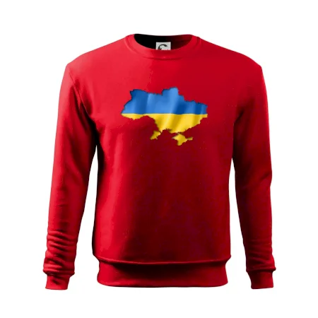 Ukrajina vlajka mapa