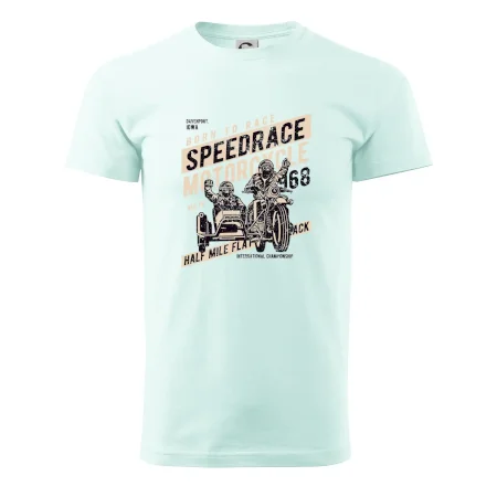 Speedrace motrcycle half mile