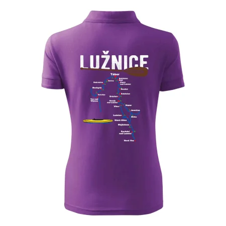 Mapa řeky Lužnice