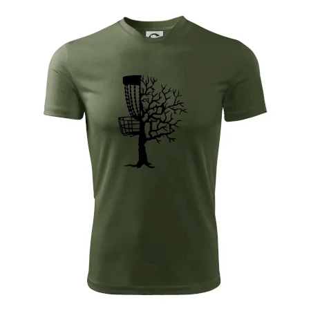 Disc golf pozor strom
