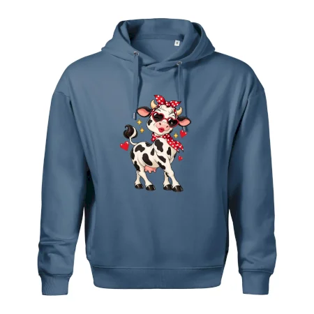 Retro kráva se srdíčky