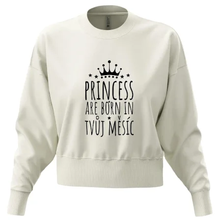 Princesses are born in (vlastní nápis měsíc narození)