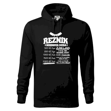 Hodinová mzda řezník