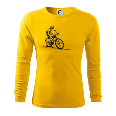 MTB kreslený cyklista