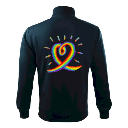 Srdce pride duha kreslená