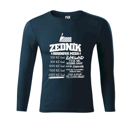 Hodinová mzda zedník
