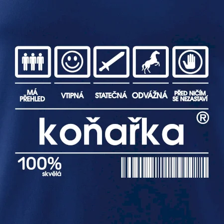 Čárový kód - Koňařka
