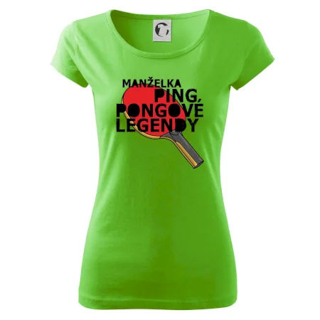 Manželka ping pongové legendy