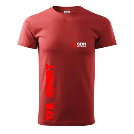 TFA Sport SDH (červený oheň) - Vlastní nápis