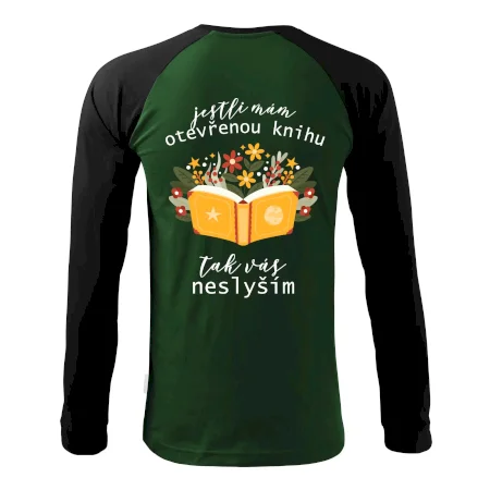 Jestli mám otevřenou knihu, tak vás neslyším