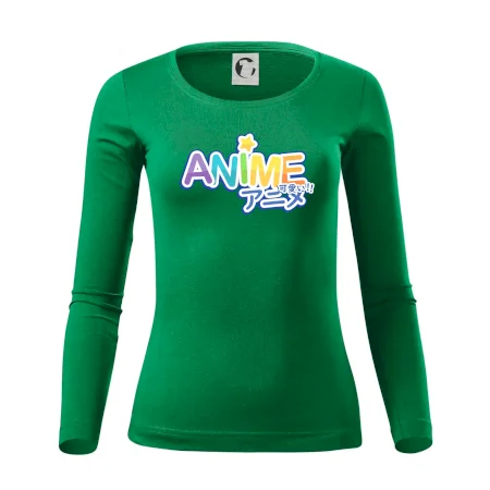 Anime nápis duhový