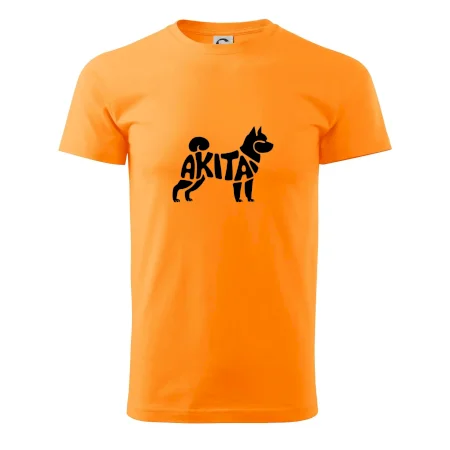Akita Inu - Nápis v těle