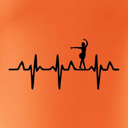 EKG tanečnice salsy