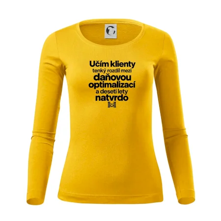 Daňová optimalizace versus deset let natvrdo