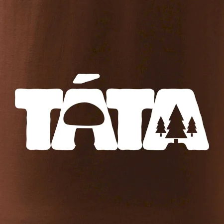 Táta nápis - houbař