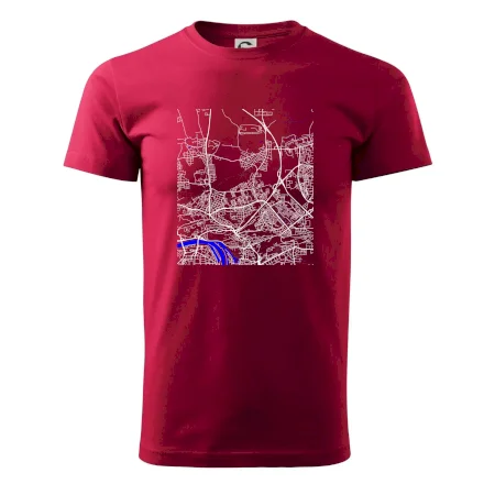 Praha 18200 - Mapa s vodními toky