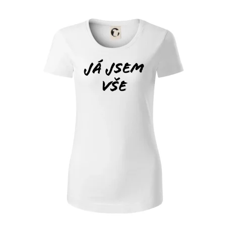 Nápis Já jsem vše!