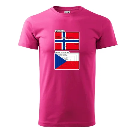 Norská a česká vlajka