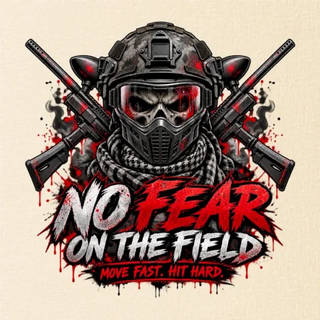 Lebka bojovníka no fear paintball