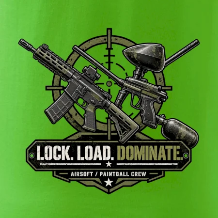 Taktická výzva lock load dominate airsoft