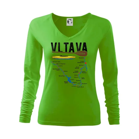 Mapa řeky Vltavy