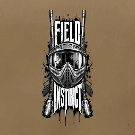 Černobílá maska field instinct paintball