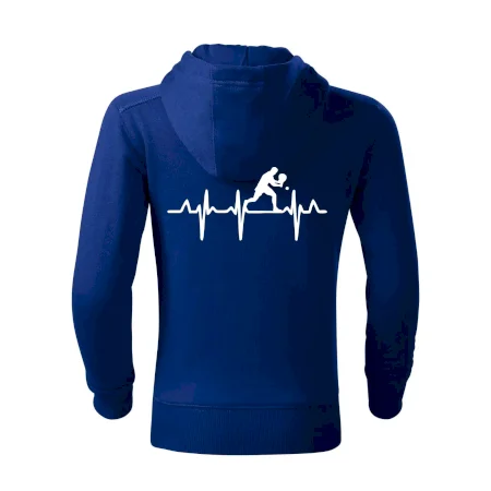 EKG stolní tenista stojící