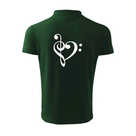 Houslový klíč srdce