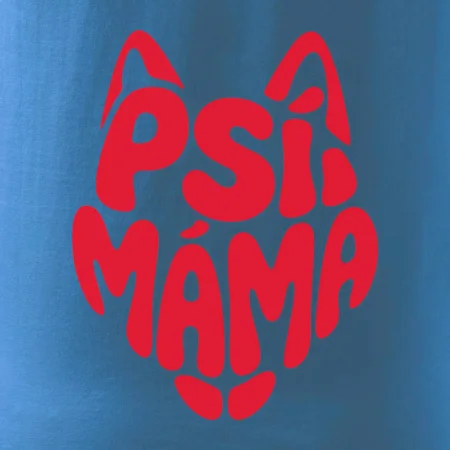 Psí máma nápis v hlavě
