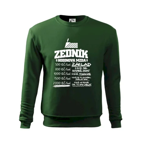 Hodinová mzda zedník