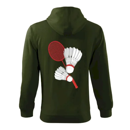 Badminton - pálka a košík