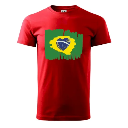 Brazílie vlajka srdce