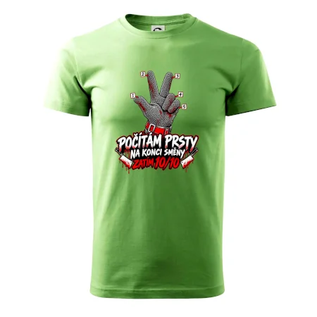 Řezník počítám prsty na konci směny