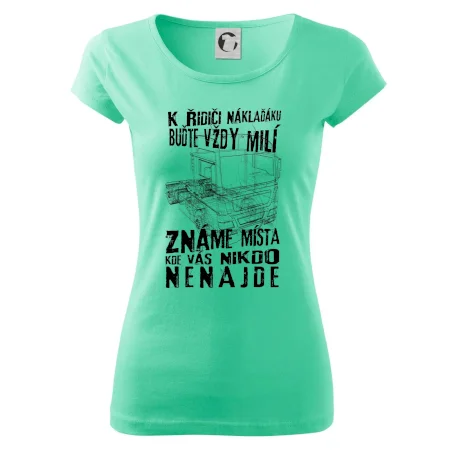 K řidiči náklaďáku buďte vždy milý