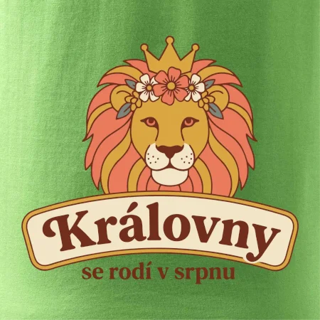 Královny se rodí v srpnu  - barevný lev