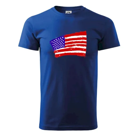 Americká vlajka ohnutá