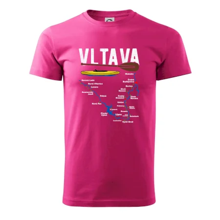 Mapa řeky Vltavy