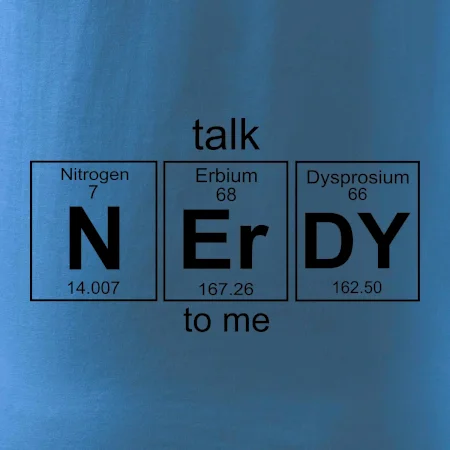 Talk nerdy - periodická tabulka