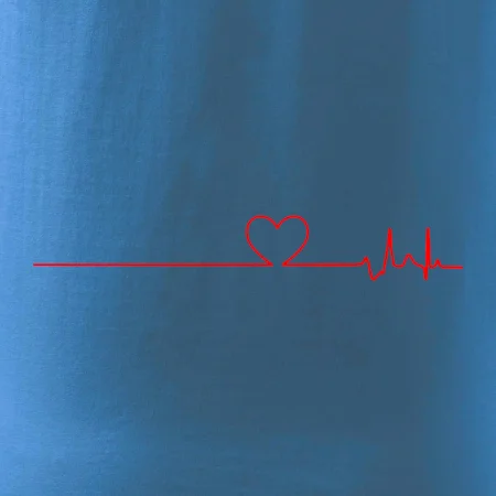 Poker EKG srdce červené