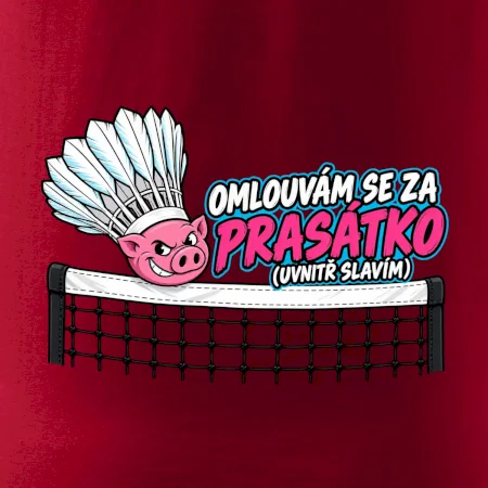 Badminton omluva za prasátko