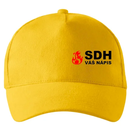 SDH nápis (oheň, název sboru - vlastní nápis)
