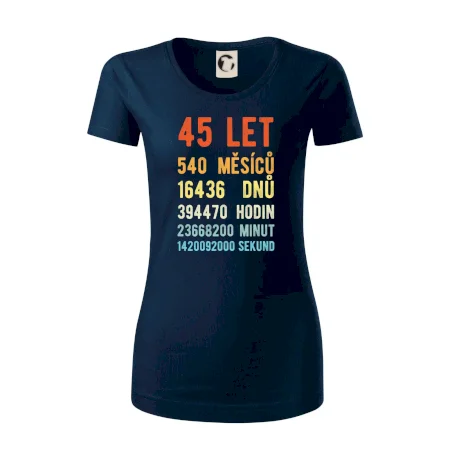 Narozeniny 45 přepočet času