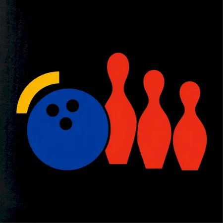 Bowling geometrické kuželky Bauhaus